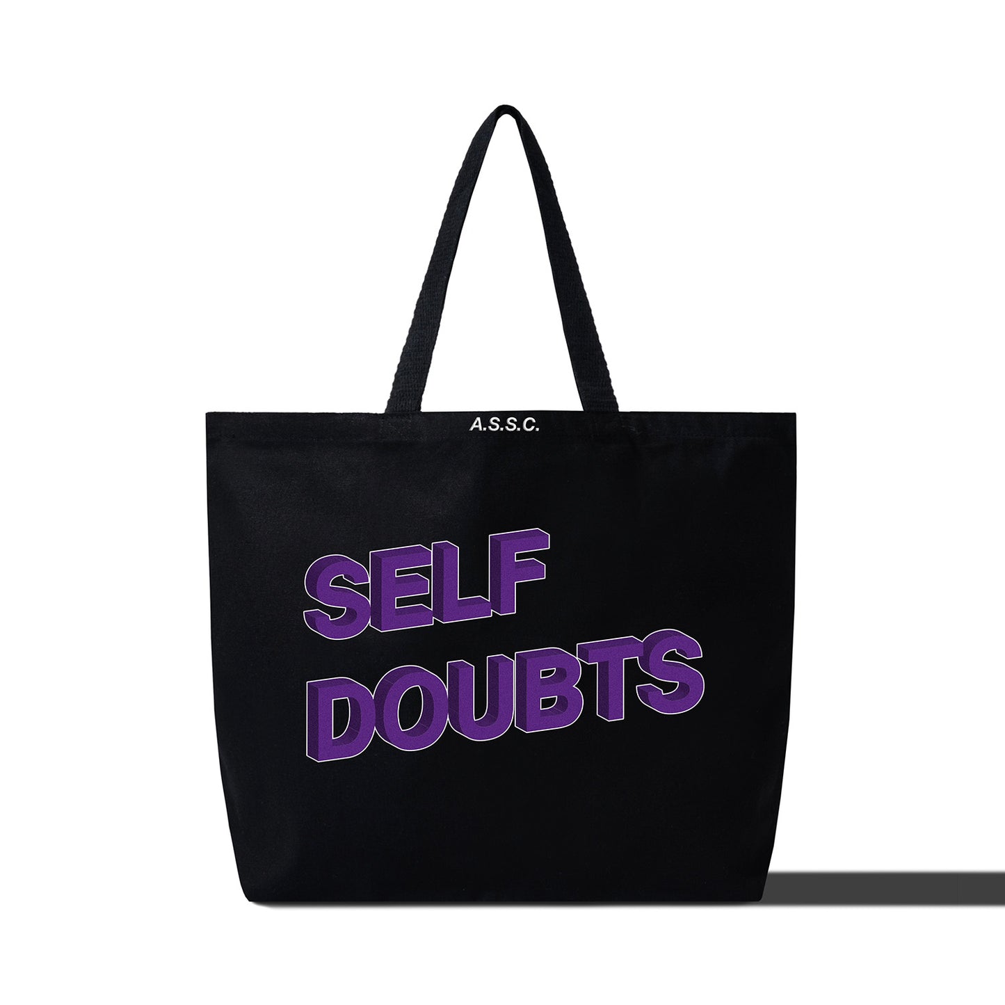 Self Doubts Tote Bag - Black