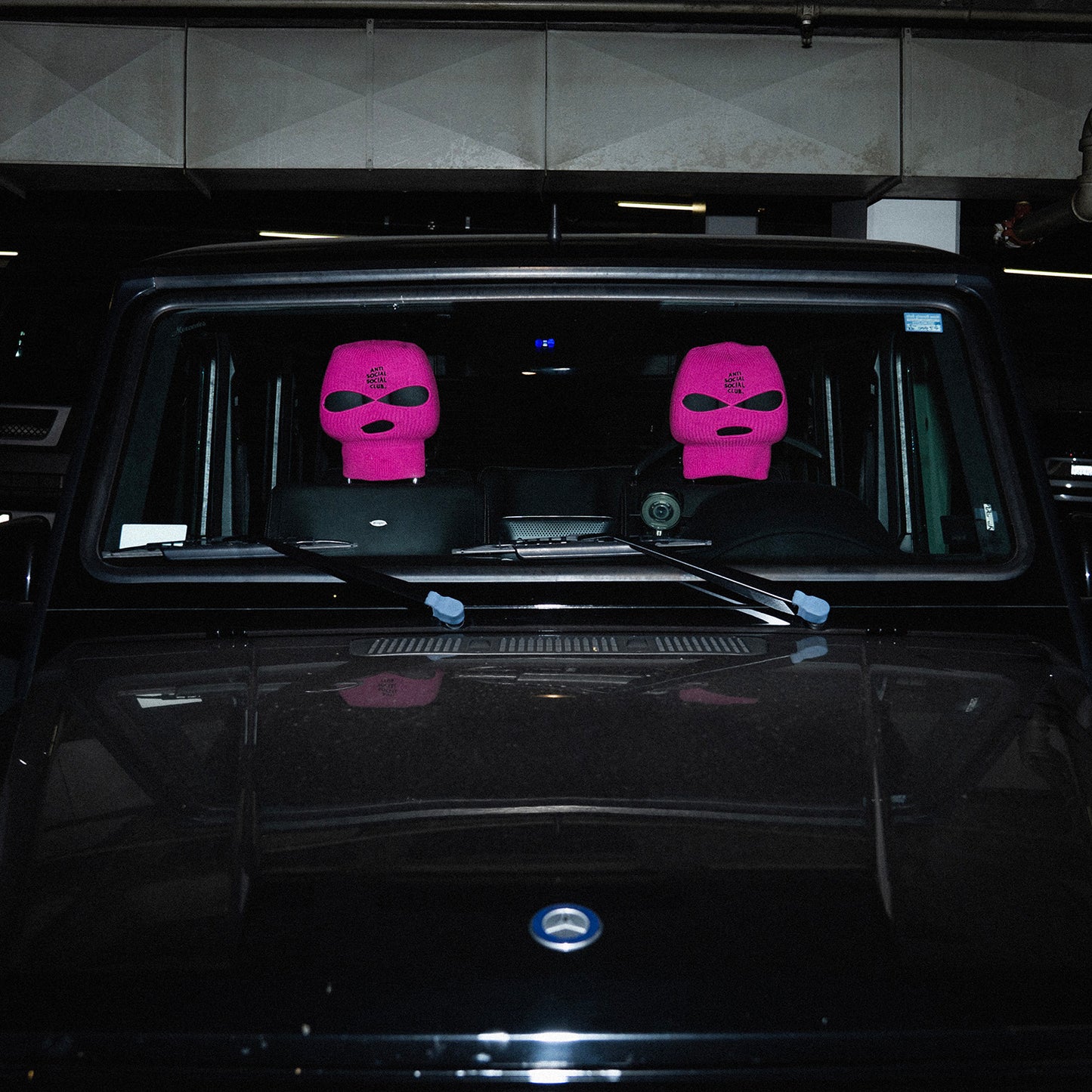 ASSC Balaclava Headrest Cover Set