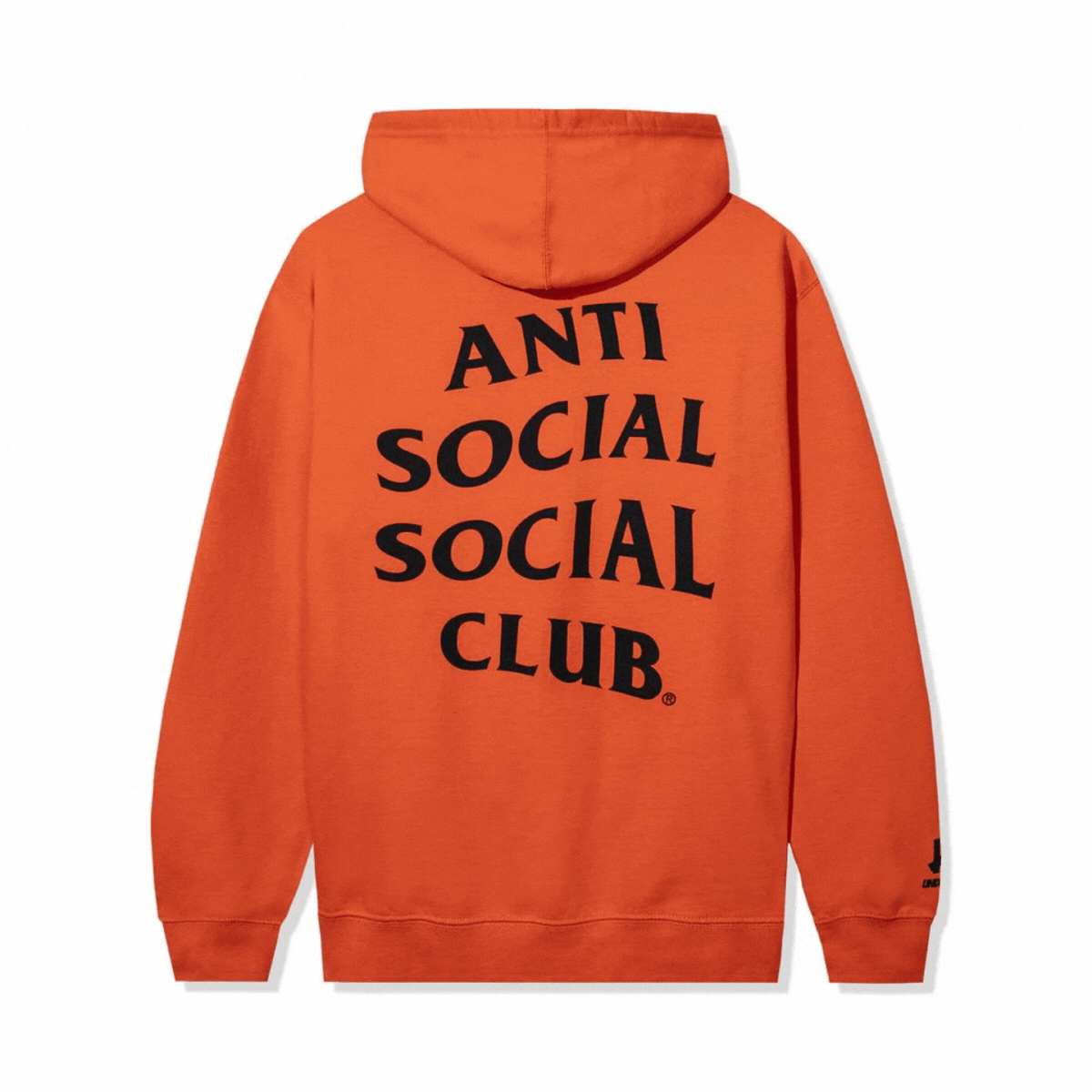 ASSC x Undefeated Still Paranoid Hoodie Orange AntiSocialSocialClub
