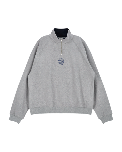 Half Zip-up Sweatshirt – AntiSocialSocialClub