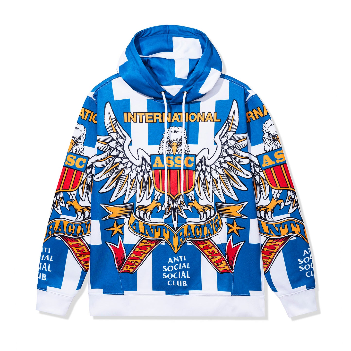 Overanxious Hoodie - White/Blue
