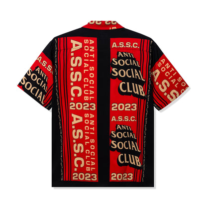 Pack Your Things Button Up - Black/Red