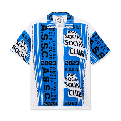 Pack Your Things Button Up - White/Blue