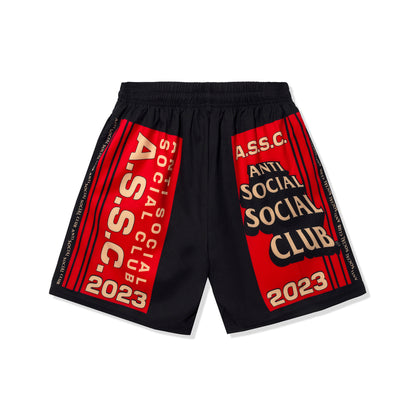 Pack Your Things Short - Black/Red