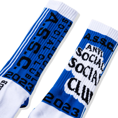 Pack Your Things Socks - White/Blue