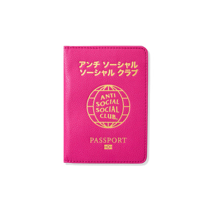 Hardly Punctual Passport Case - Pink