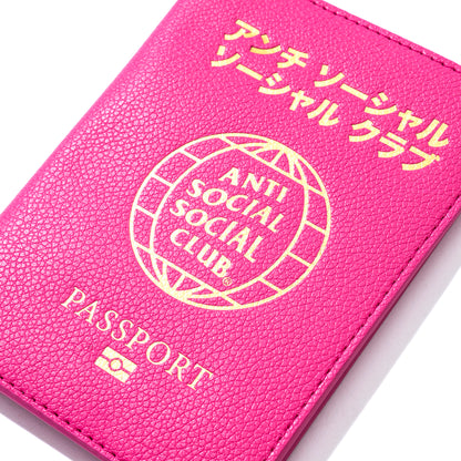 Hardly Punctual Passport Case - Pink