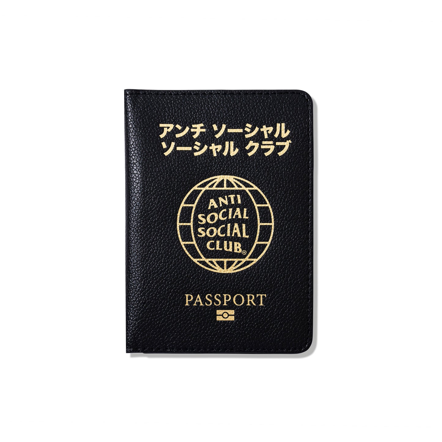 Hardly Punctual Passport Case - Black