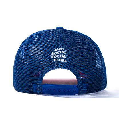 Overanxious Trucker Hat - Blue/Red
