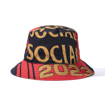 Pack Your Things Bucket Hat - Black/Red