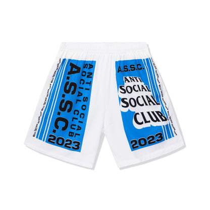 Pack Your Things Short - White/Blue