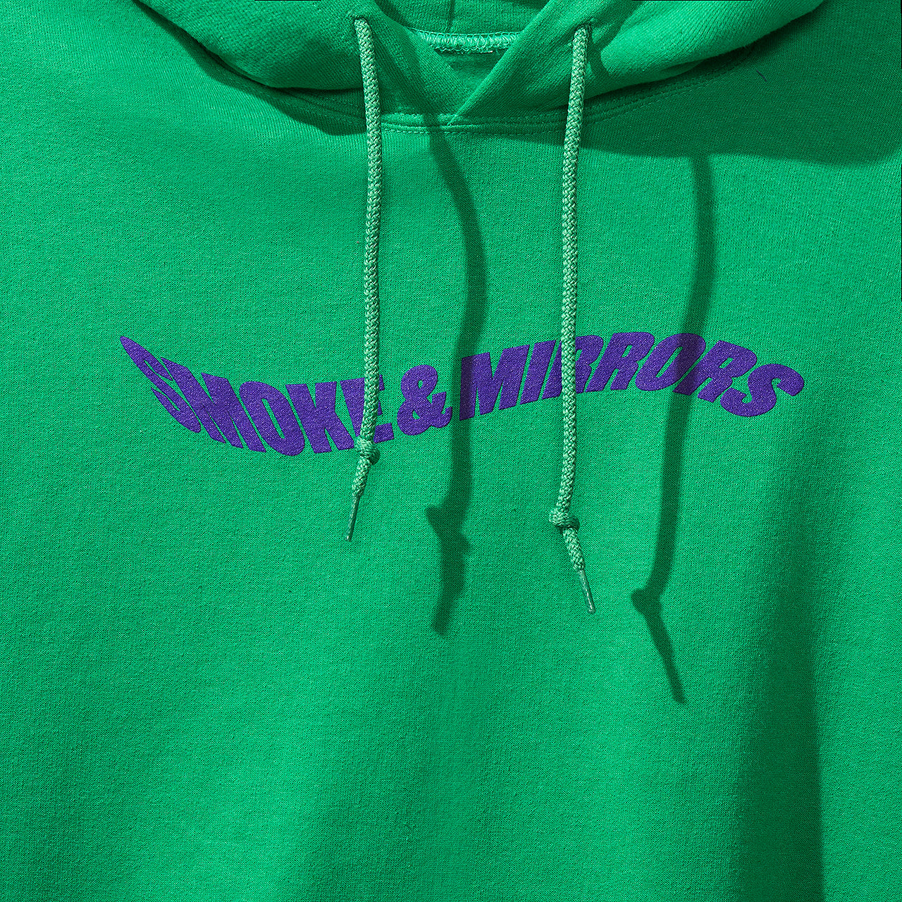 Smoke and Mirrors Green Hoodie