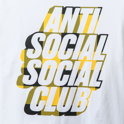 Blocked Yellow Plaid White Tee