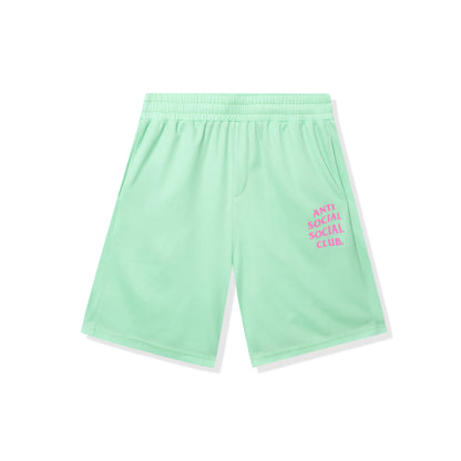 Never Made The Team Mint Mesh Shorts