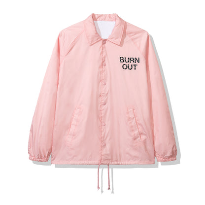 Burn Out Pink Coach Jacket