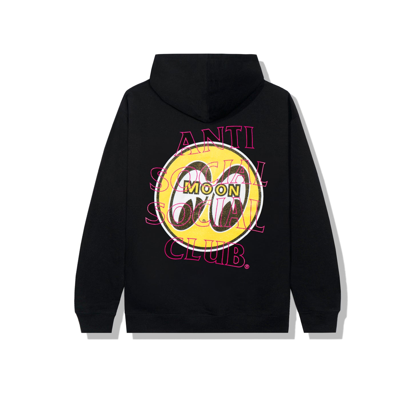 ASSC x Mooneyes Glitter Crossfire Black Hoodie