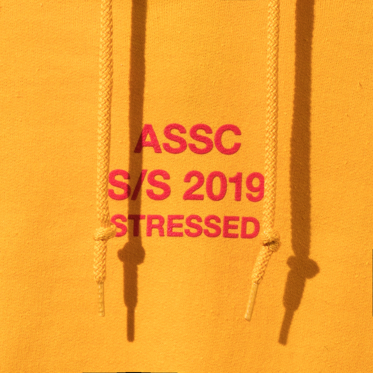 Stressed Yellow Hoodie