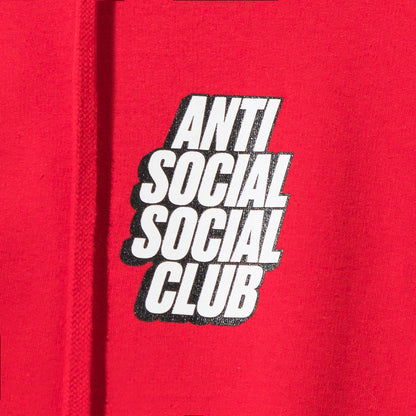 Block Me Red Hoodie