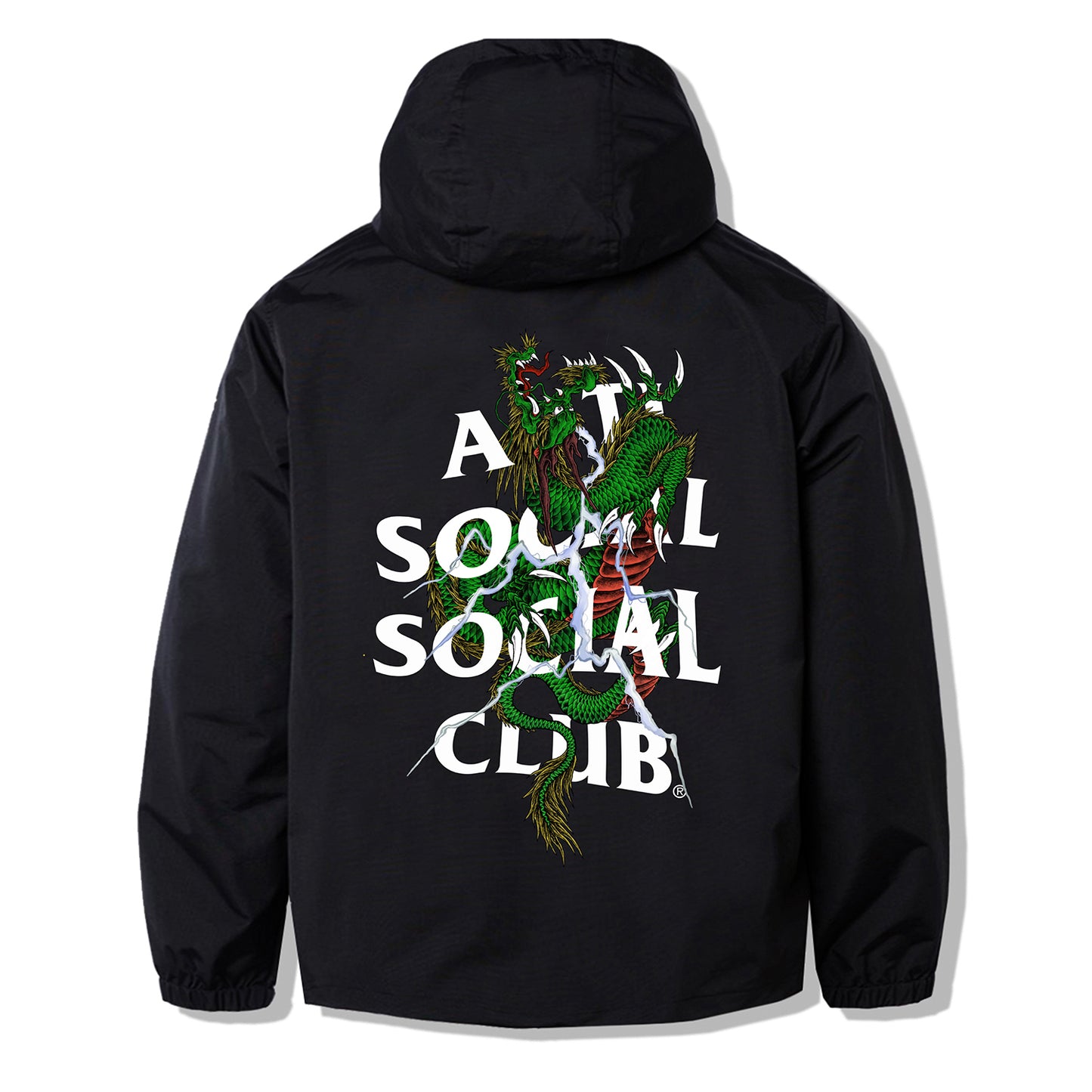 Double Dragon Black Anorak