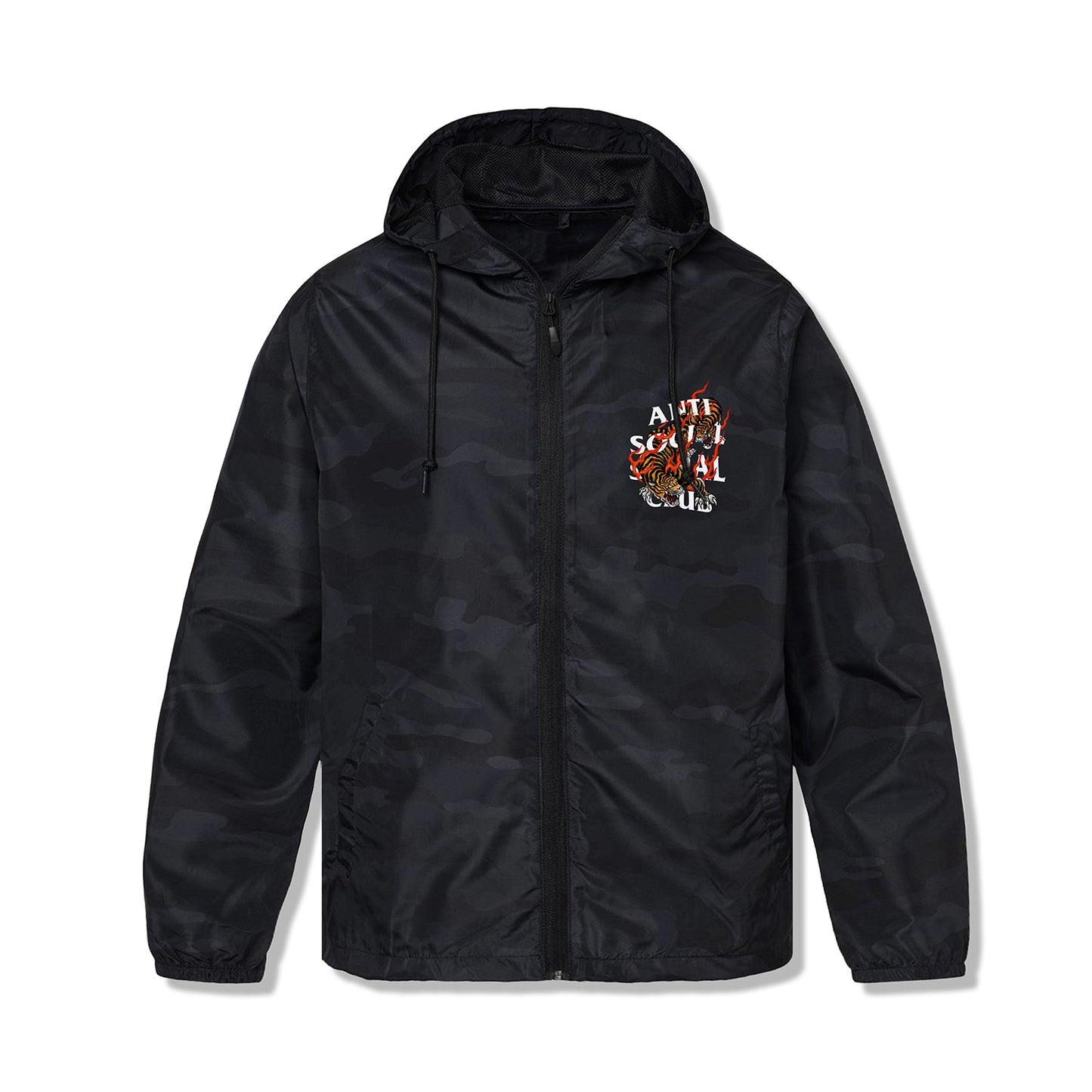 Tiger Blood Black Camo Windbreaker