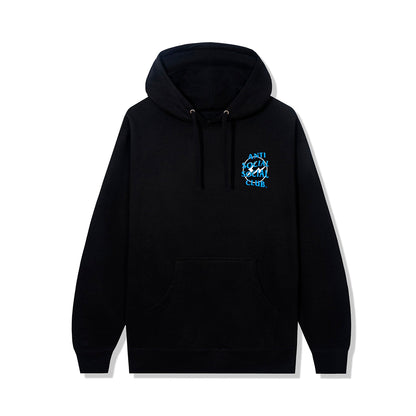 Precious Petals Black Hoodie (Blue)