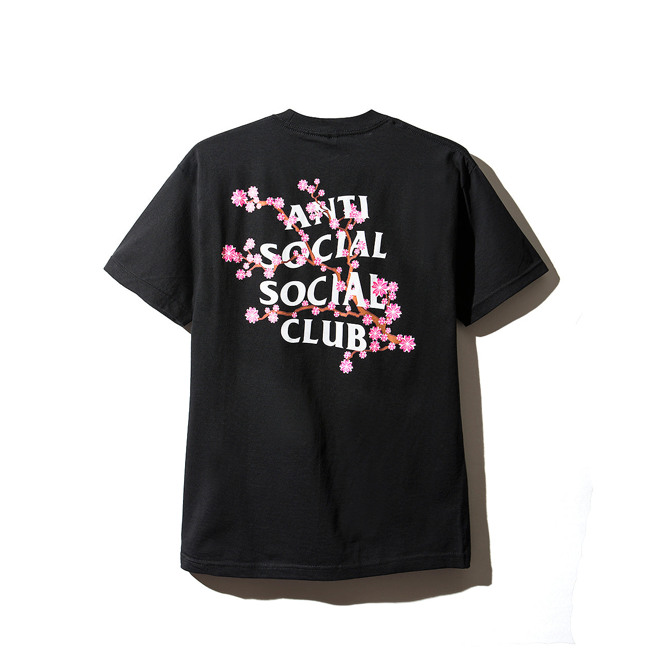 Cherry Blossum Black Tee