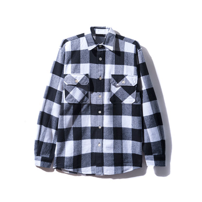 Blocked Logo - White Flannel