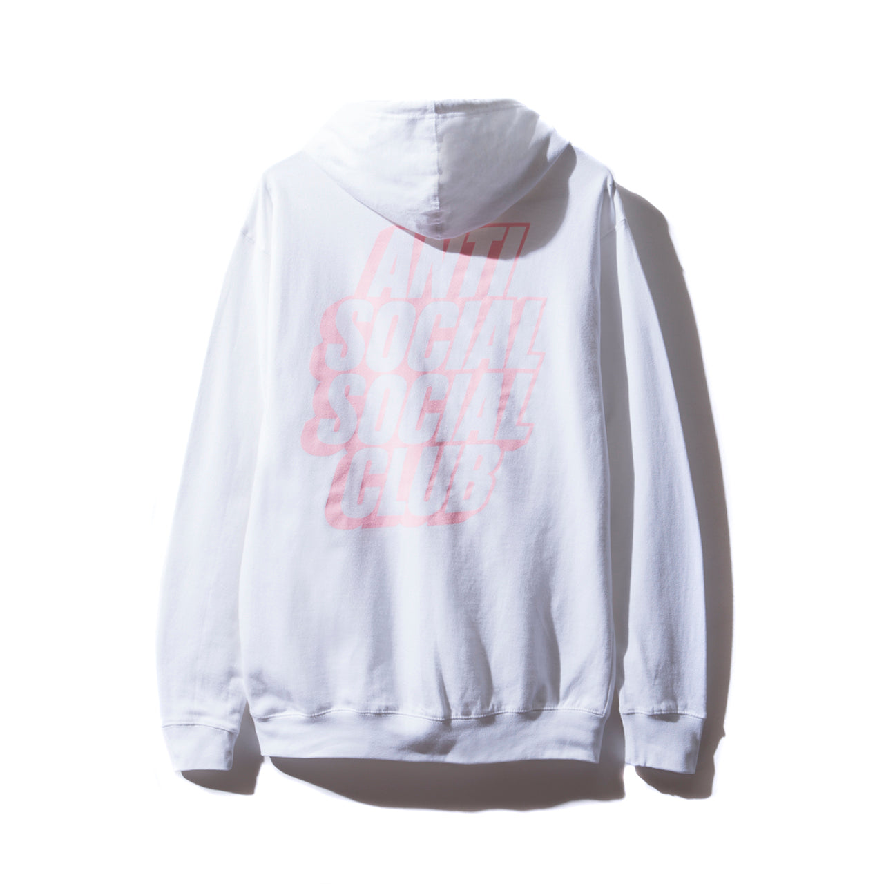 Blocked Logo White w/Pink Hoodie