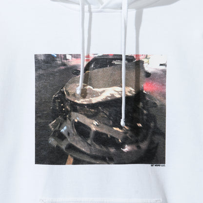 Wrecked White Hoody